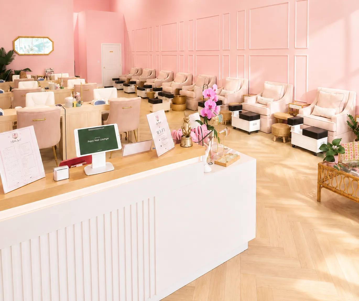 Palm Nail Lounge interior